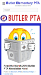Mobile Screenshot of butlerpta.org
