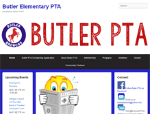 Tablet Screenshot of butlerpta.org